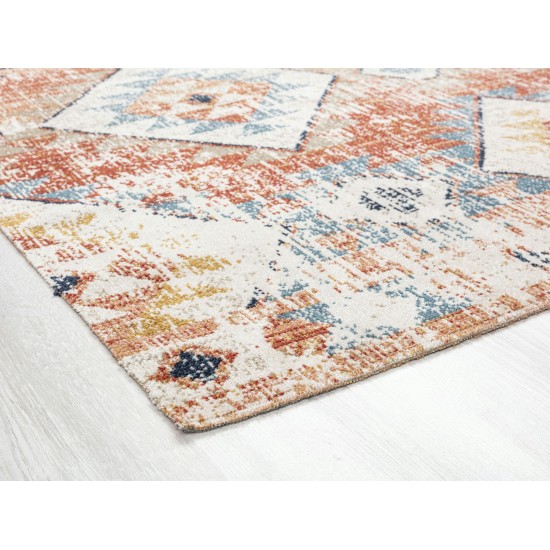 Kaleen Deya Collection Coral Cream Area Rug 5'3"x 7'6"