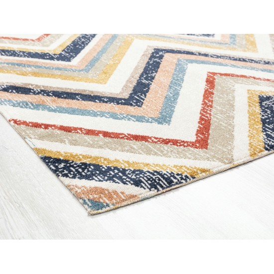 Kaleen Deya Collection Light Multi Throw Rug 2' x 3'