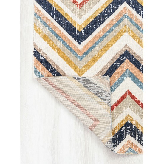 Kaleen Deya Collection Light Multi Throw Rug 2' x 3'