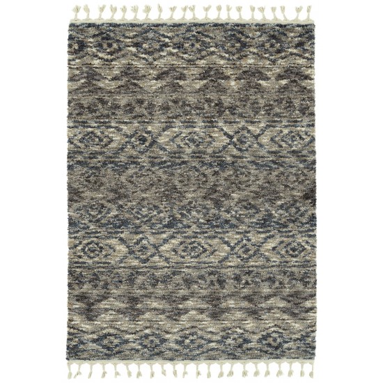 Kaleen Duna Collection Dark Blue Throw Rug 2' x 2'7"