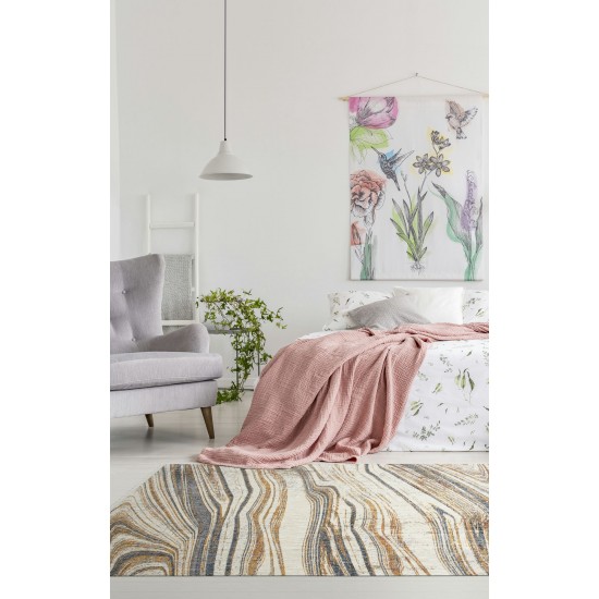 Kaleen Artundra Collection ATU08-01 Ivory Area Rug 5'3" x 5'3"