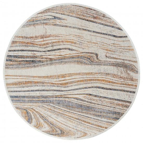 Kaleen Artundra Collection ATU08-01 Ivory Area Rug 5'3" x 5'3"