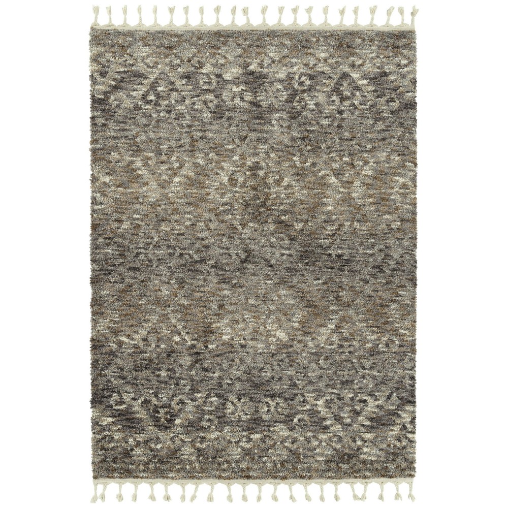 Kaleen Duna Collection Dark Silver Throw Rug 2' x 2'7"