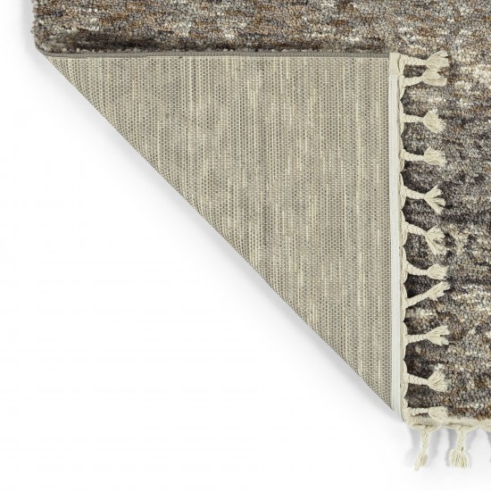 Kaleen Duna Collection Dark Silver Area Rug 7'10" x 10'
