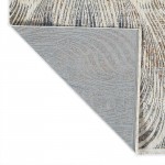 Kaleen Artundra Collection Ivory Denim Area Rug 5'3" x 5'3"