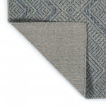 Kaleen Bacalar Collection Blue Sliver Throw Rug 2' x 3'