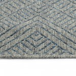 Kaleen Bacalar Collection Blue Sliver Runner 2' x 6'