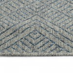Kaleen Bacalar Collection Blue Sliver Area Rug 7'10" x 10'