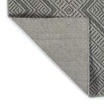 Kaleen Bacalar Collection BAC02-38 Charcoal Area Rug 5'3" x 7'6"