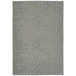 Kaleen Bacalar Collection BAC03-77 Silver Throw Rug 2' x 3'