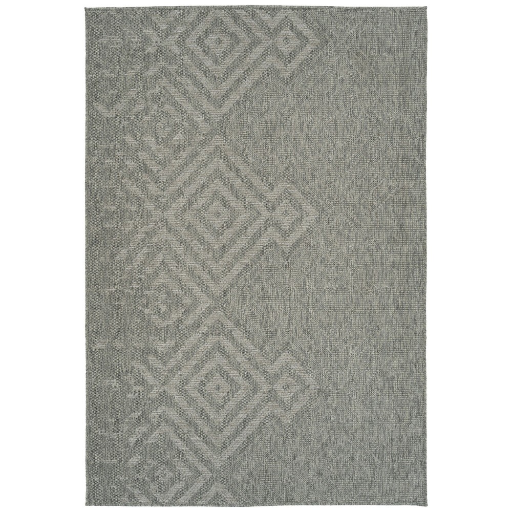 Kaleen Bacalar Collection BAC03-77 Silver Throw Rug 2' x 3'