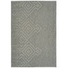 Kaleen Bacalar Collection BAC03-77 Silver Throw Rug 2' x 3'