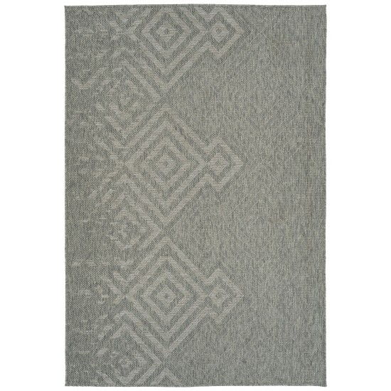 Kaleen Bacalar Collection BAC03-77 Silver Area Rug 4' x 6'