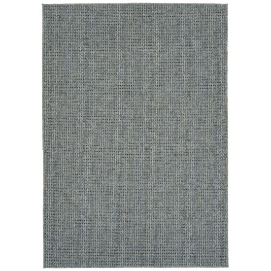 Kaleen Bacalar Collection Blue Silver Throw Rug 2' x 3'