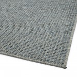 Kaleen Bacalar Collection Blue Silver Throw Rug 2' x 3'