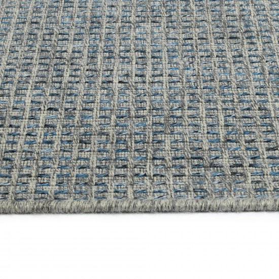 Kaleen Bacalar Collection Blue Silver Throw Rug 2' x 3'