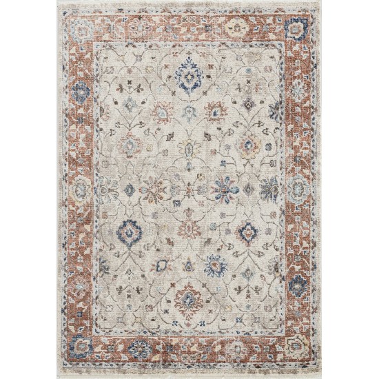 Kaleen Eddison Collection Light Sand Throw Rug 2' x 2'7"