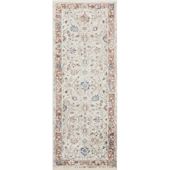 Kaleen Eddison Collection Light Sand Runner 2'7" x 7'6"