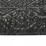 Kaleen Bacalar Collection Dark Charcoal Area Rug 7'10" x 10'