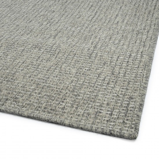 Kaleen Bacalar Collection Silver Gray Throw Rug 2' x 3'