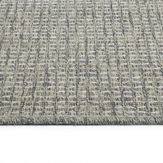 Kaleen Bacalar Collection Silver Gray Throw Rug 2' x 3'