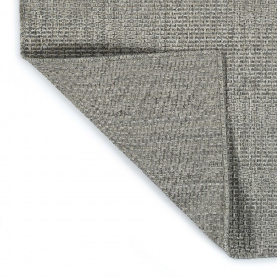 Kaleen Bacalar Collection Silver Gray Throw Rug 2' x 3'