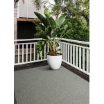 Kaleen Bacalar Collection Silver Gray Throw Rug 2' x 3'