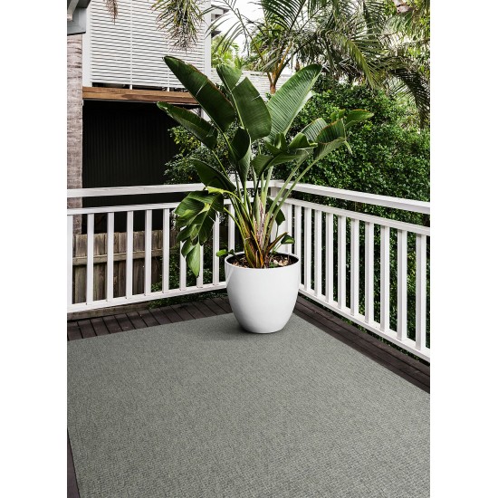 Kaleen Bacalar Collection Silver Gray Throw Rug 2' x 3'