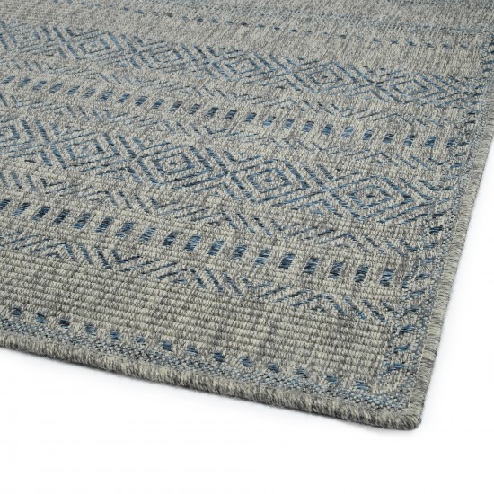 Kaleen Bacalar Collection BAC07-17 Blue Throw Rug 2' x 3'