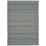 Kaleen Bacalar Collection BAC07-17 Blue Runner 2' x 6'