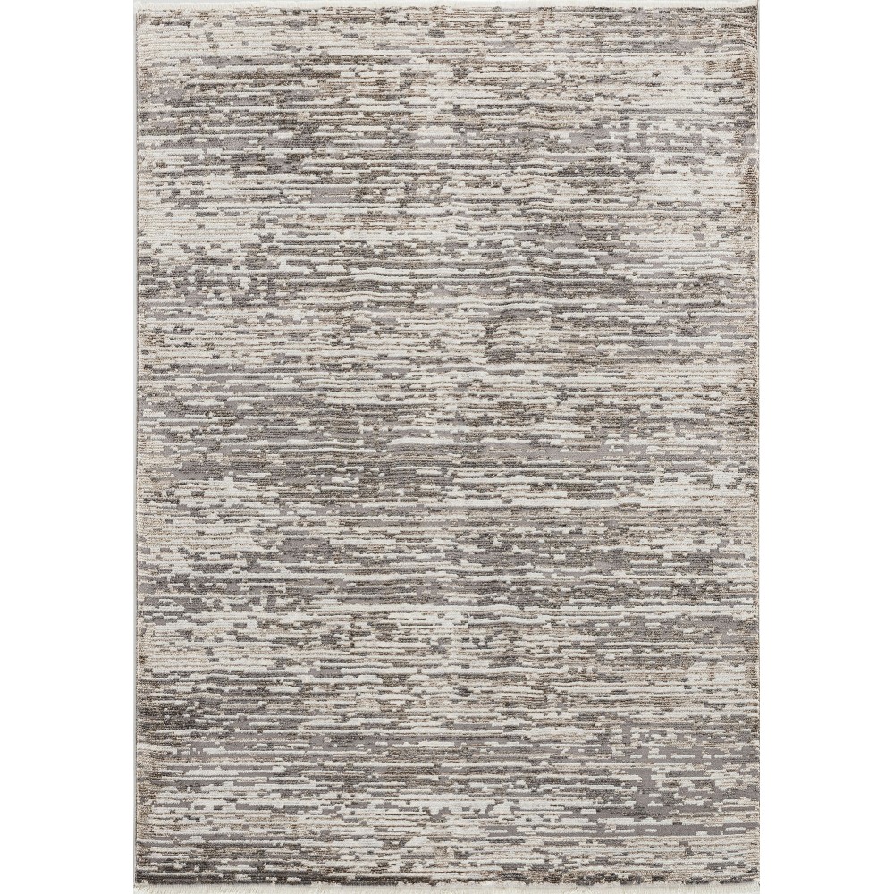 Kaleen Eddison Collection Gray Silver Throw Rug 2' x 2'7"