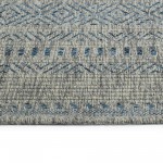 Kaleen Bacalar Collection BAC07-17 Blue Area Rug 4' x 6'