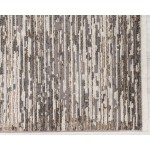 Kaleen Eddison Collection Gray Silver Area Rug 3'11" x 5'3"