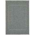 Kaleen Bacalar Collection BAC08-17 Blue Throw Rug 2\' x 3\'