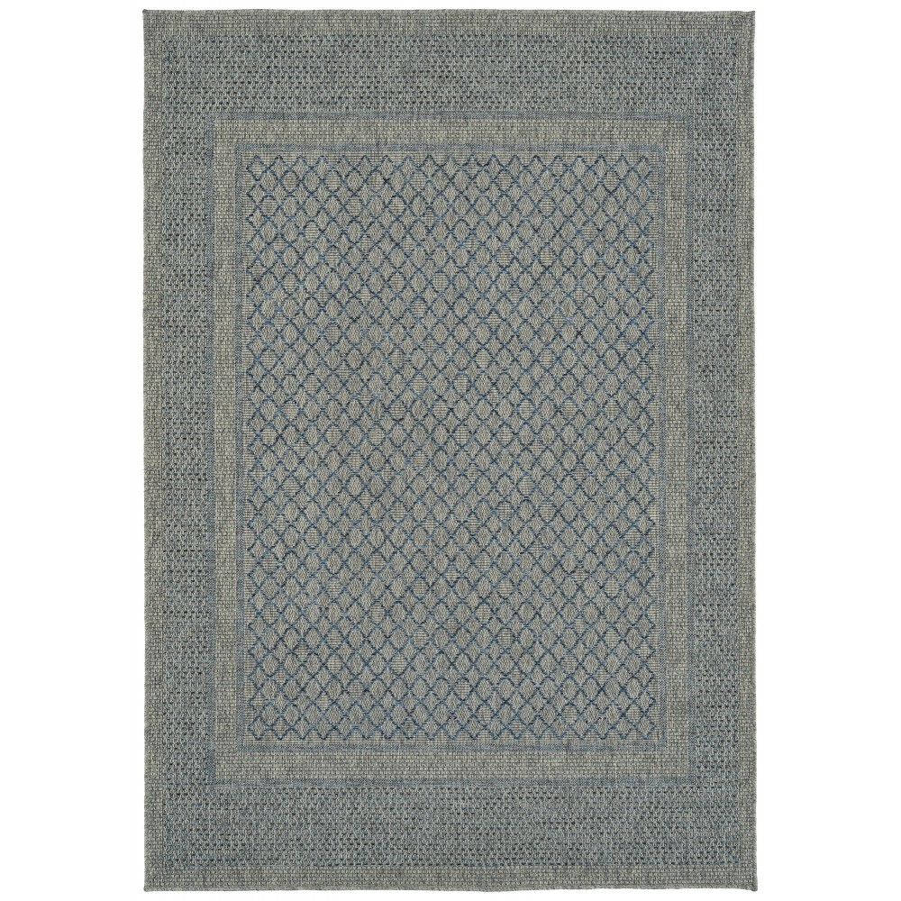 Kaleen Bacalar Collection BAC08-17 Blue Throw Rug 2' x 3'