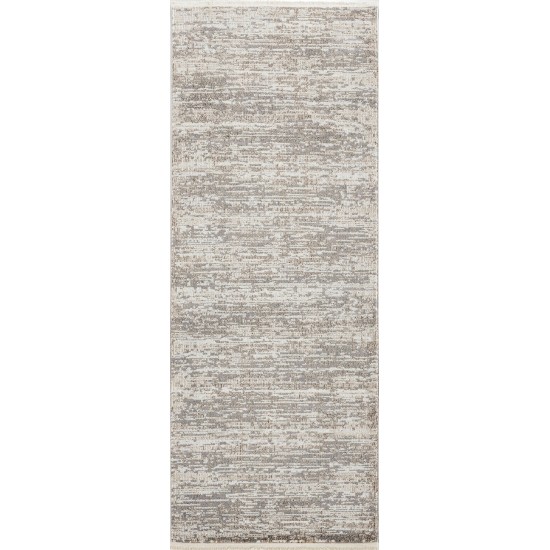 Kaleen Eddison Collection Gray Silver Area Rug 3'11" x 5'3"