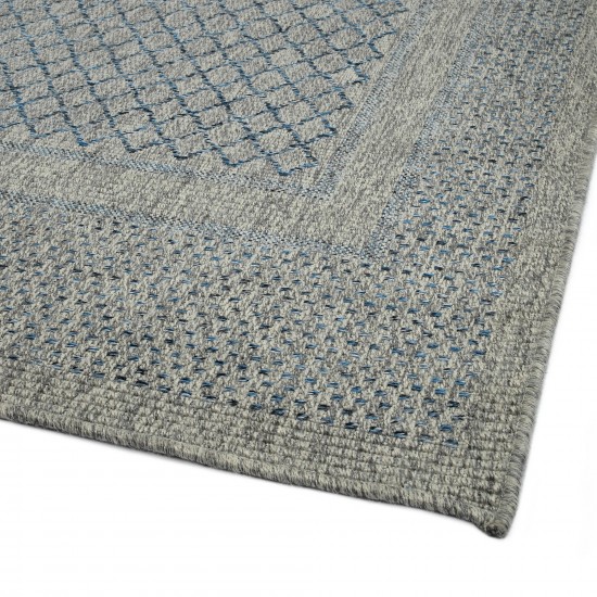 Kaleen Bacalar Collection BAC08-17 Blue Throw Rug 2' x 3'