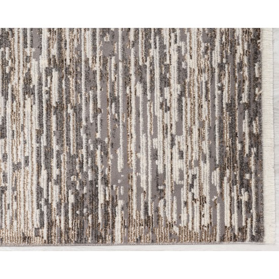 Kaleen Eddison Collection Gray Silver Area Rug 5'3" x 7'3"