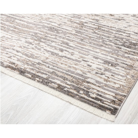 Kaleen Eddison Collection Gray Silver Area Rug 7'10" x 10'