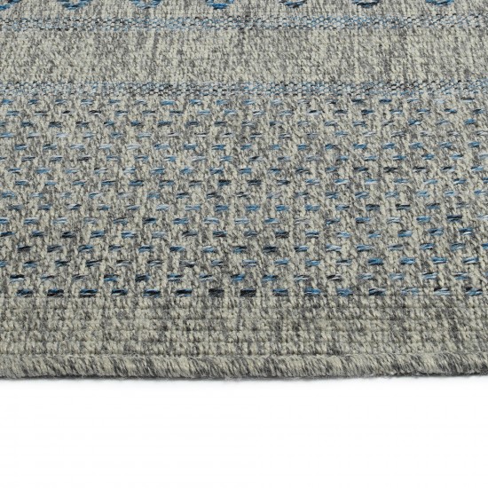 Kaleen Bacalar Collection BAC08-17 Blue Area Rug 5'3" x 7'6"
