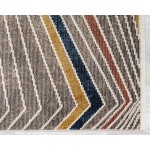 Kaleen Eddison Collection Multi Brown Area Rug 3'11" x 5'3"