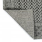 Kaleen Bacalar Collection Charcoal Blue Area Rug 4' x 6'