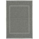 Kaleen Bacalar Collection Charcoal Blue Area Rug 5\'3" x 7\'6"
