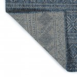 Kaleen Bacalar Collection Dark Blue Throw Rug 2' x 3'