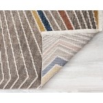 Kaleen Eddison Collection Multi Brown Throw Rug 9'3" x 12'6"