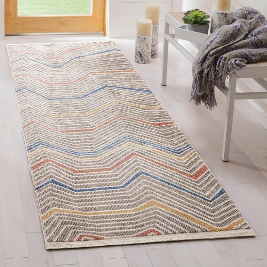 Kaleen Eddison Collection Multi Brown Throw Rug 9'3" x 12'6"