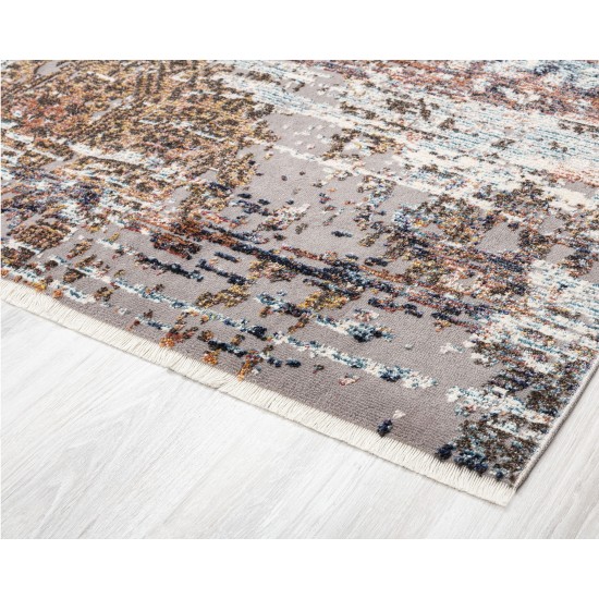 Kaleen Eddison Collection Multi Grey Area Rug 3'11" x 5'3"