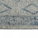 Kaleen Bacalar Collection Light Grey Throw Rug 2' x 3'