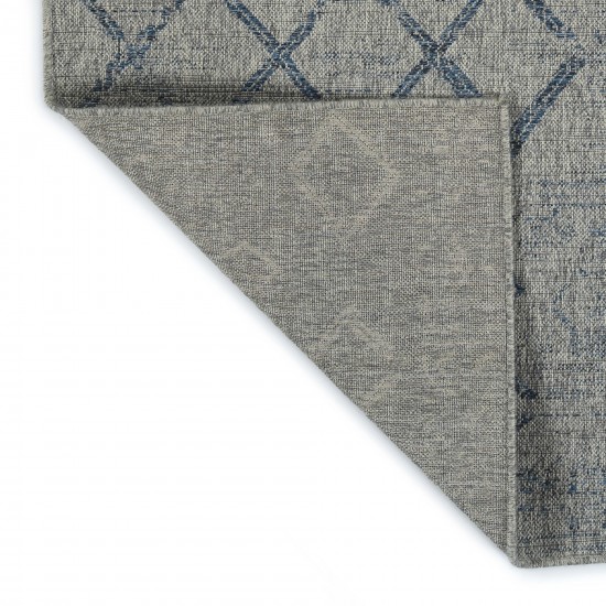 Kaleen Bacalar Collection Light Grey Throw Rug 2' x 3'