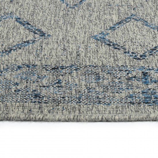 Kaleen Bacalar Collection Light Grey Runner 2' x 6'